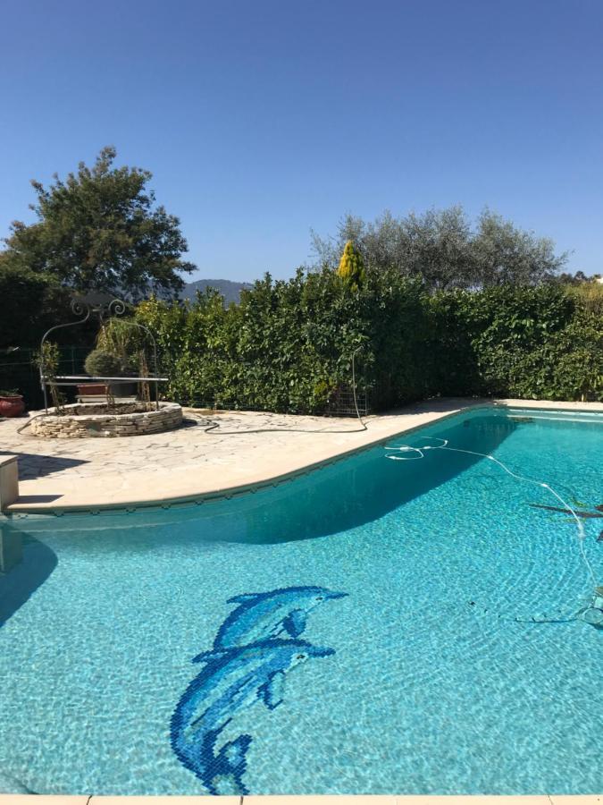 2 Pieces Rdc Villa Piscine La Roquette-sur-Siagne Exterior foto