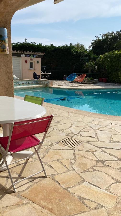 2 Pieces Rdc Villa Piscine La Roquette-sur-Siagne Exterior foto